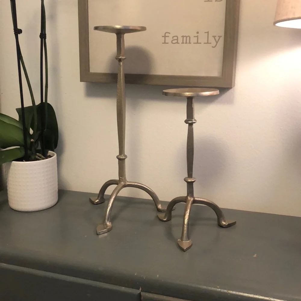 West Elm candle sticks